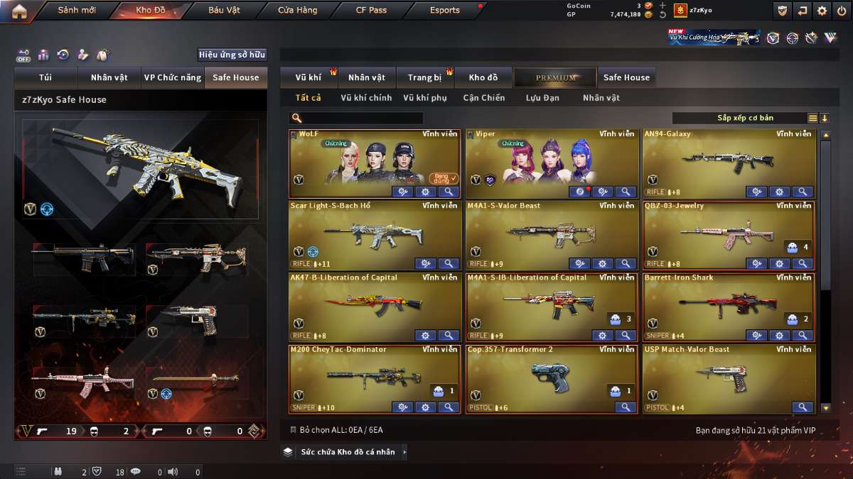 shop acc cf uy tin gia re